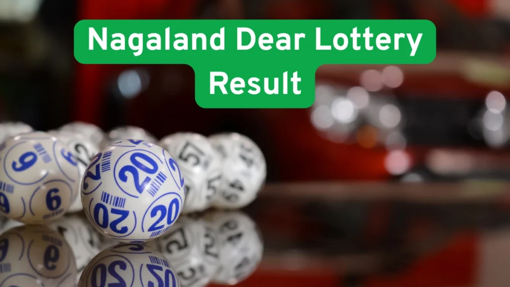 Nagaland Dear Lottery Result Today 29.5.2026